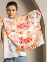 [P098] SilkSilky-DE Reine Seide Scarf 004,