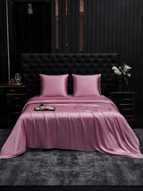 [Blasses Mauve] SilkSilky-DE Bettwäsche Sets 001