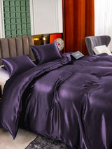 [Dunkelviolett] SilkSilky-DE Bettwäsche Sets 005
