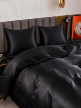 [Schwarz] SilkSilky-DE Bettwäsche Sets 003