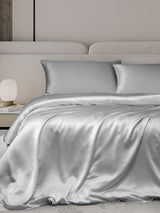 [Silber] SilkSilky-DE 19Momme Bettwäsche Sets 001