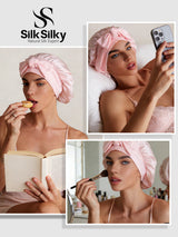 [Hellrosa] SilkSilky-DE Schlafmützen 005