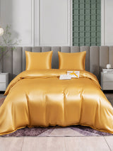[Champagner] SilkSilky-DE Bettwäsche Sets 001