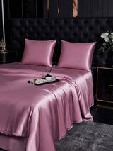 [Blasses Mauve] SilkSilky-DE Bettwäsche Sets 002