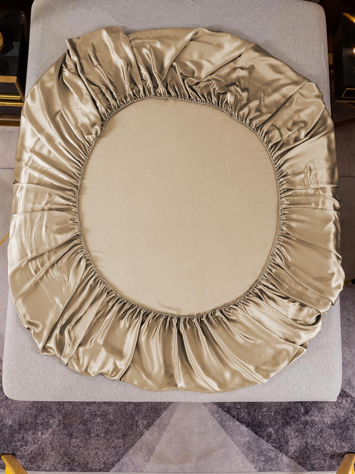 [Beige] SilkSilky-DE 19Momme Sheet 003