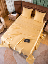 [Champagner] SilkSilky-DE Bettwäsche Sets 005