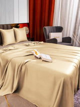 [Beige] SilkSilky-DE Bettwäsche Sets 004