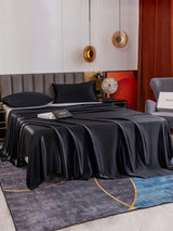 [Schwarz] SilkSilky-DE 19Momme Bettwäsche Sets 003