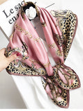 SilkSilky DE Reine Seide Scarf Leopard 001