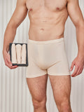 SilkSilky DE Seidenstrick Mens Underwear Beige 003