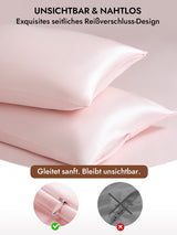 [Rosa] SilkSilky-DE 30Momme Kissenbezüge 006