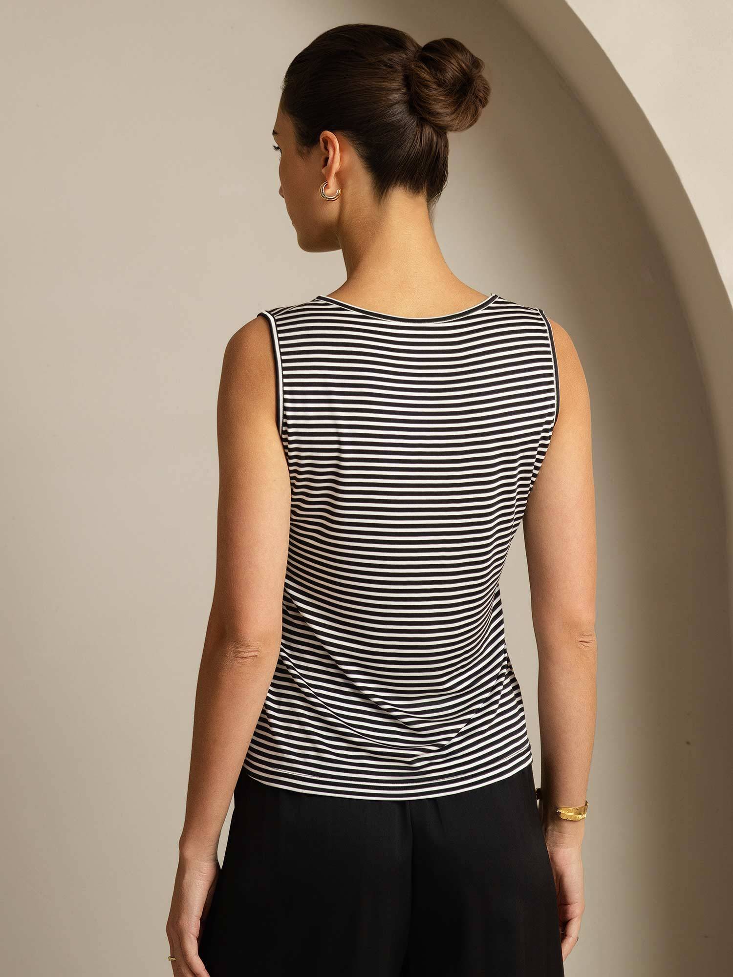 [WeißerStreifen] SilkSilky-DE Reine Seide Camisoles 002