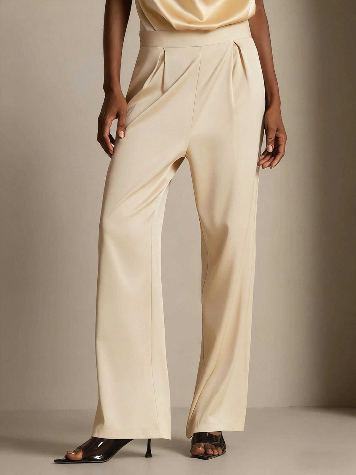 [Champagner] SilkSilky-DE 19Momme Damenhosen 006