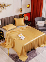 [Champagner] SilkSilky-DE Bettwäsche Sets 001