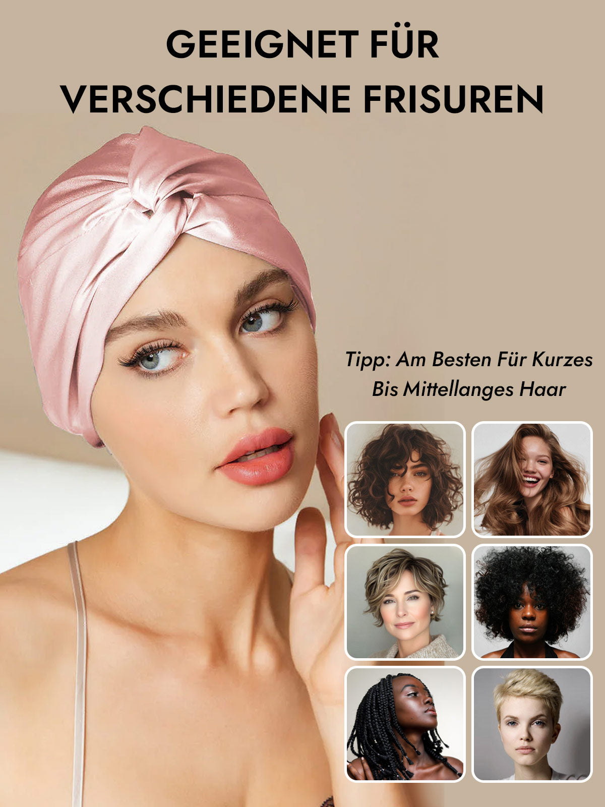 [Rosa] SilkSilky-DE Schlafmützen 007