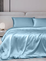 [Hellblau] SilkSilky-DE 19Momme Bettwäsche Sets 001