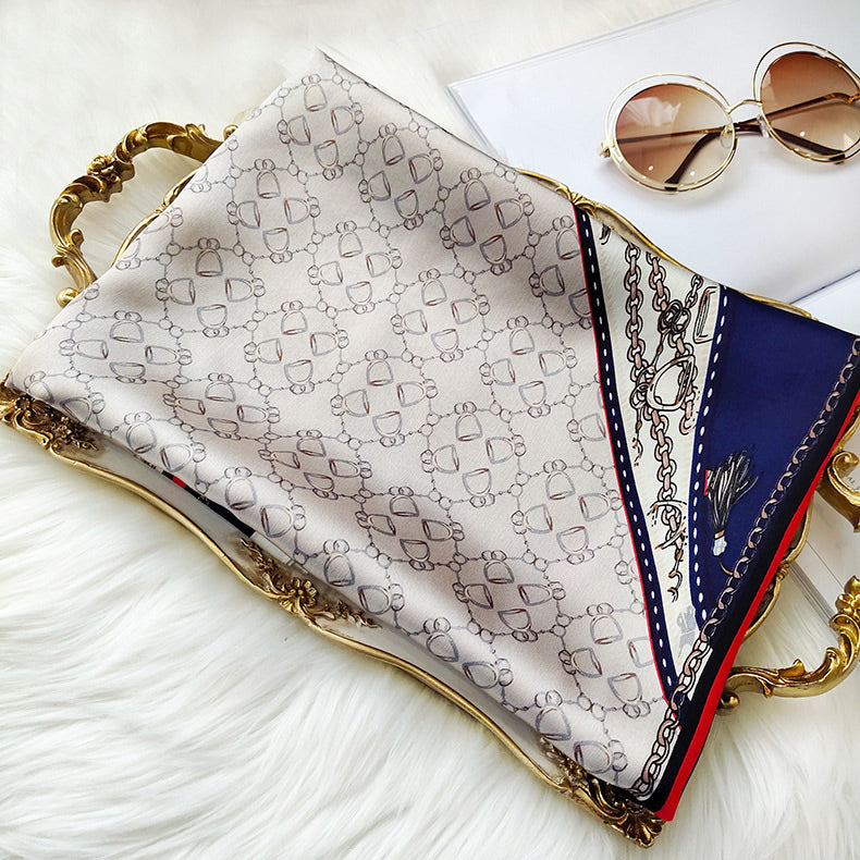 [P024] SilkSilky-DE Reine Seide Scarf 003,