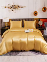 [Champagner] SilkSilky-DE Bettwäsche Sets 002