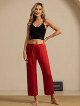 [Rotwein] SilkSilky-DE Women's Sleep Pants 006