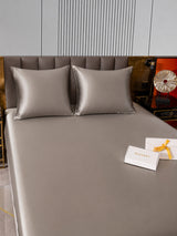 [Grau] SilkSilky-DE Bettwäsche Sets 005