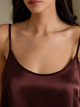 [Braun] SilkSilky-DE Spaghetti Strap Camisole-Set 004