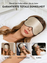 [Dunkelkhaki] SilkSilky-DE Augenmasken 006