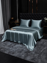 [Graublau] SilkSilky-DE Bettwäsche Sets 002