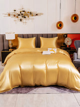 [Champagner] SilkSilky-DE Bettwäsche Sets 005