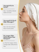 [Weiß] SilkSilky-DE Schlafmützen 008