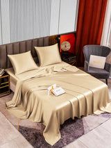 [Beige] SilkSilky-DE Bettwäsche Sets 002