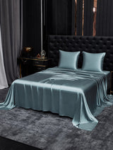 [Graublau] SilkSilky-DE Bettwäsche Sets 002
