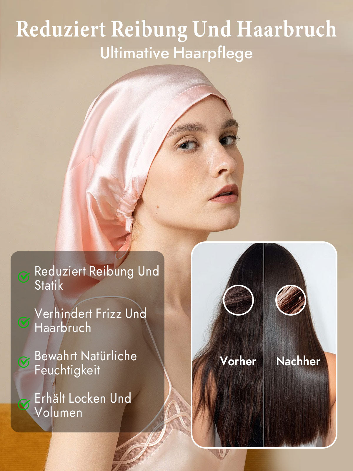 [Hellrosa] SilkSilky-DE Schlafmützen 004