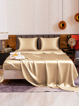 [Beige] SilkSilky-DE Bettwäsche Sets 006
