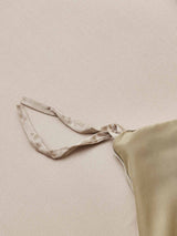 [Beige+Khaki] SilkSilky-DE 22Momme Reine Seide Bedding Set 007,
