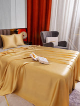 [Champagner] SilkSilky-DE Bettwäsche Sets 005