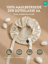 [Beige] SilkSilky-DE Schlafmützen 002
