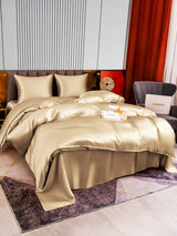 [Beige] SilkSilky-DE Bettwäsche Sets 005
