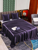 [Dunkelviolett] SilkSilky-DE Bettwäsche Sets 003