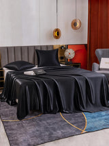[Schwarz] SilkSilky-DE Bettwäsche Sets 003