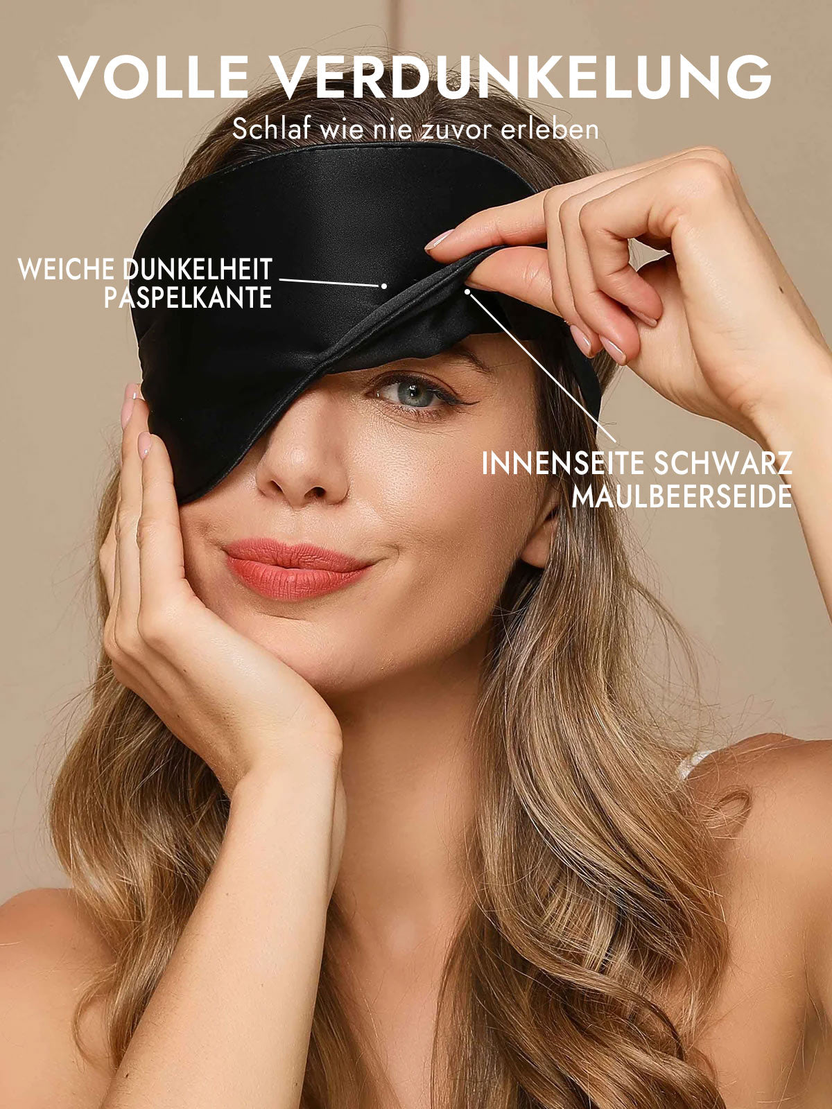 [Schwarz] SilkSilky-DE Augenmasken 002