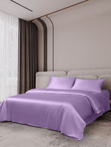 [Lavendel] SilkSilky-DE 19Momme Bettwäsche Sets 002