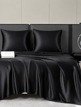 [Schwarz] SilkSilky-DE Bettwäsche Sets 001