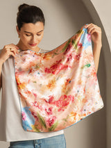 [P098] SilkSilky-DE Reine Seide Scarf 002,