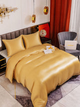[Champagner] SilkSilky-DE Bettwäsche Sets 004