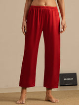 [Rotwein] SilkSilky-DE Women's Sleep Pants 001