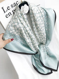 SilkSilky DE Reine Seide Scarf Mintgrün 001