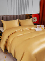 [Champagner] SilkSilky-DE 22Momme Reine Seide Bedding Set 004,