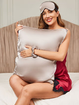 [Khaki] SilkSilky-DE 19Momme Reine Seide Pillowcase Set 004