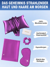 [Lila] SilkSilky-DE 19Momme Reine Seide Pillowcase Set 002