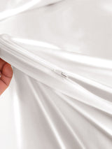 [Weiß] SilkSilky-DE 22Momme Bettwäsche Sets 006